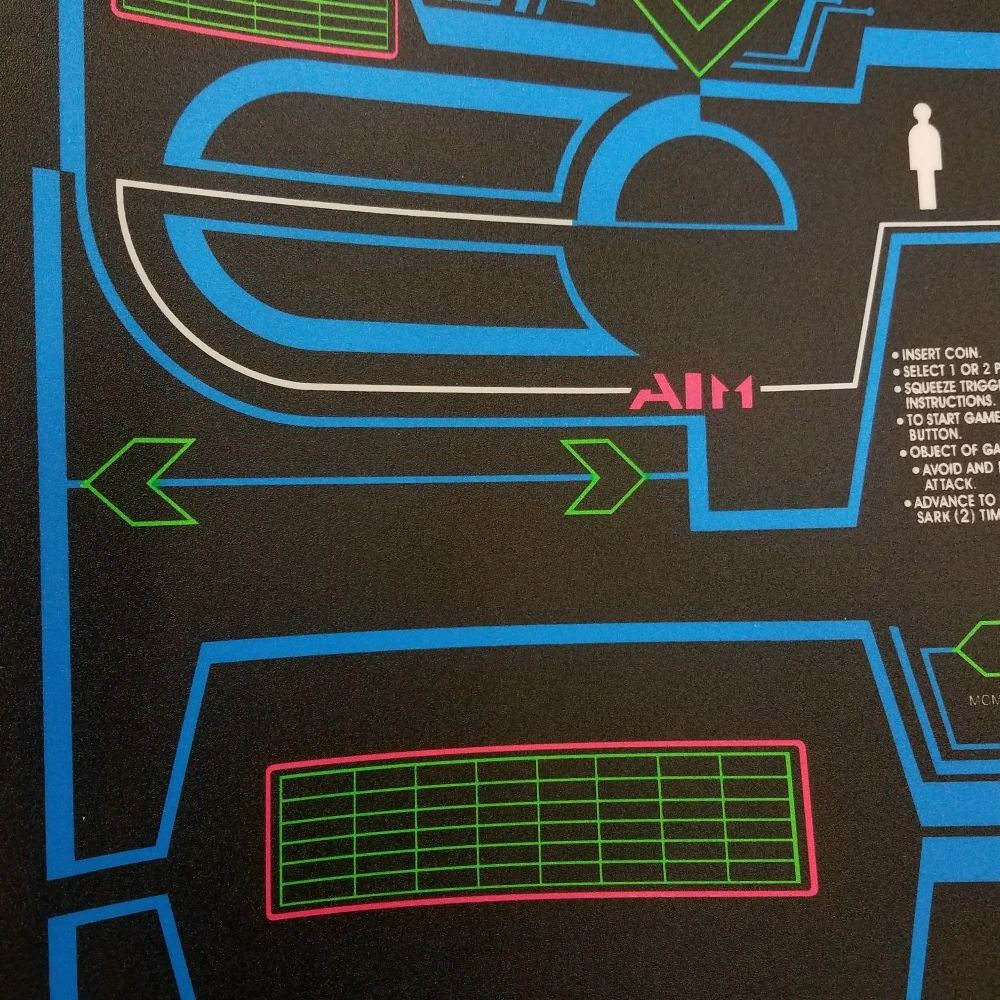 Discs Of Tron Upright CPOControl Panel Overlay