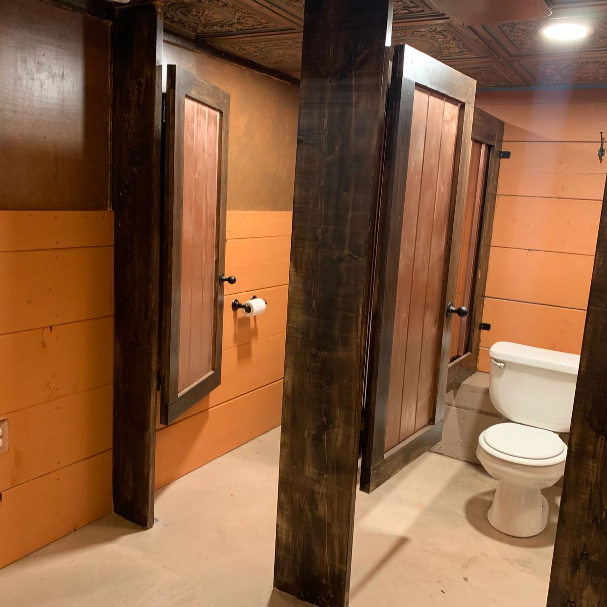 Rustic Men's Restroom