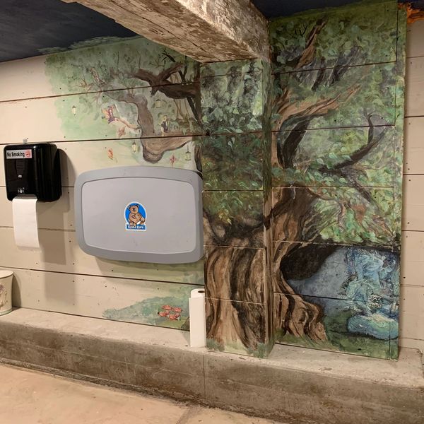 Artistic Family/Handicap Restroom