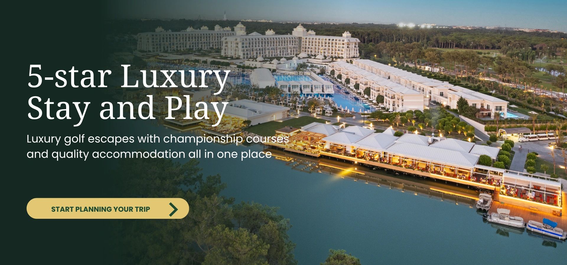 5 star luxury stay and play resorts