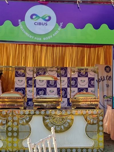 Cibus Soul branded event catering stall - Institutional event catering services India