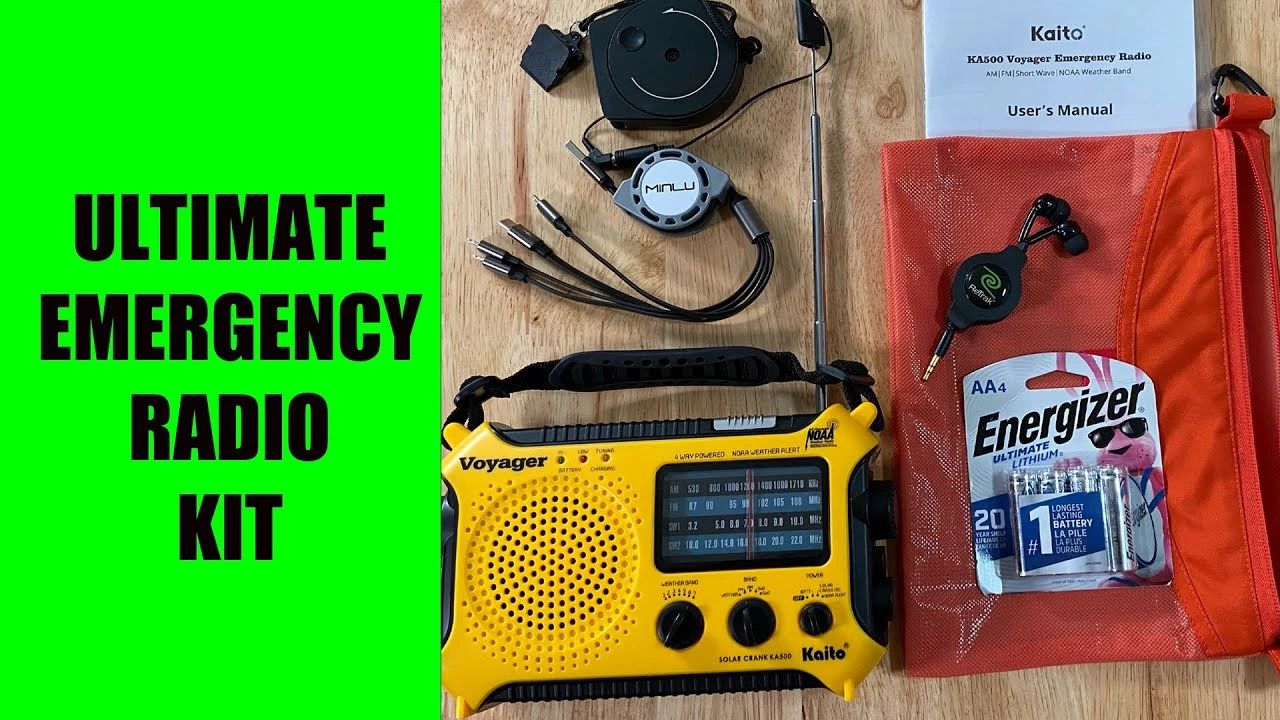 Ultimate emergency radio kit layout