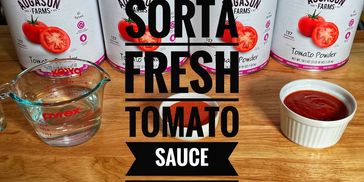 How to make tomato sauce from tomato powder