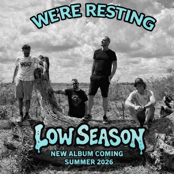Band We're Resting announces new album Low Season for Summer 2026.