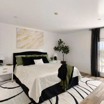 Bedroom staged by Magnolia Staging Solutions