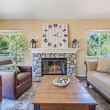 Living Room Staged by Magnolia Staging Solutions