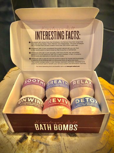 Himalayan salt bath bombs 