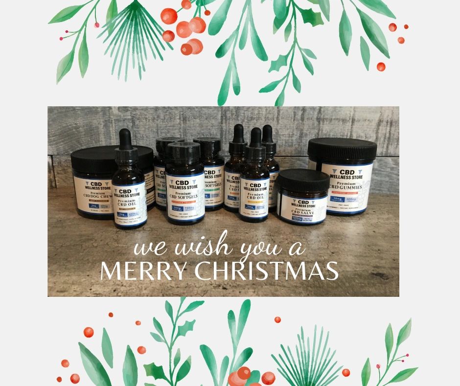 Picture of a variety of CBD products that are great for gifts