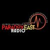 Logo of Paradox East Radio with a heartbeat line.