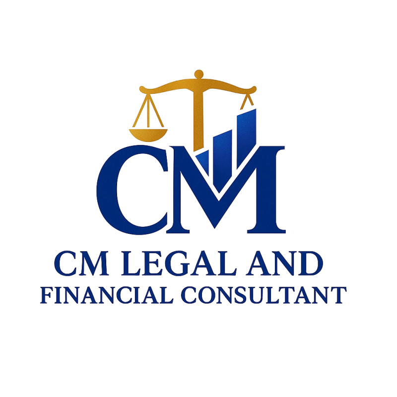 CM LEGAL AND FINANCIAL CONSULTANT logo