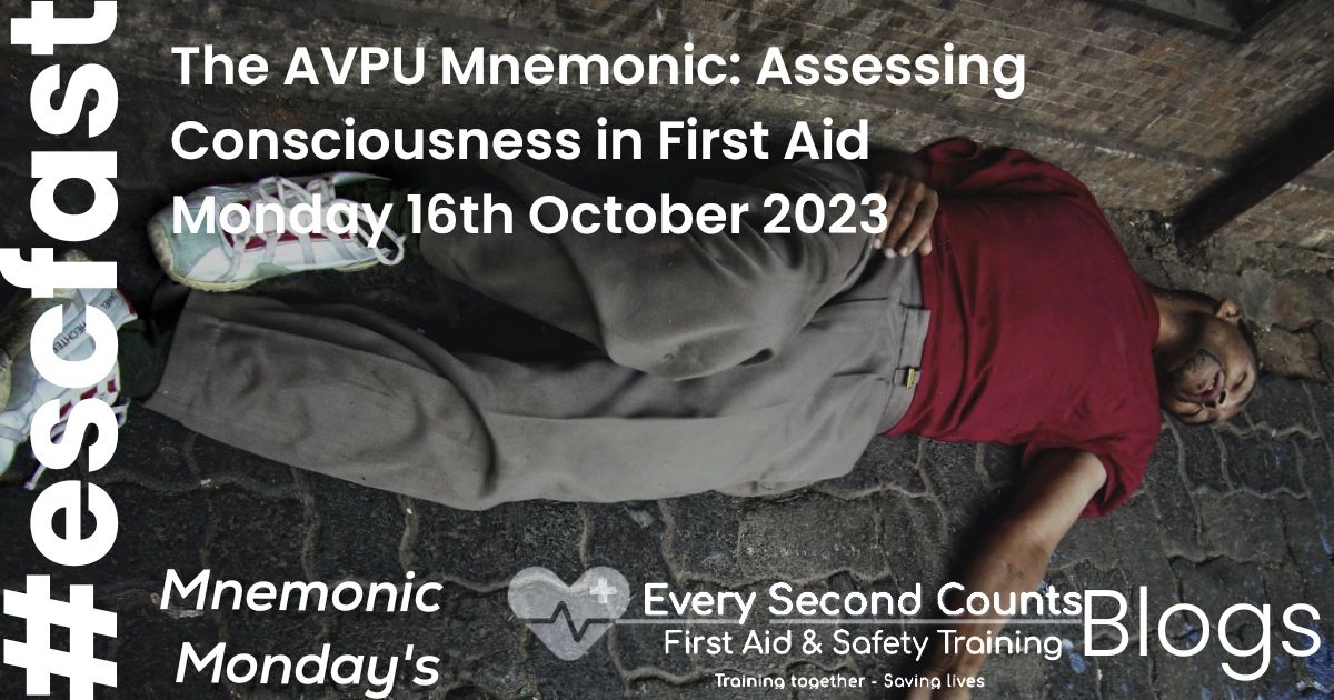 The AVPU Mnemonic Assessing Consciousness in First Aid