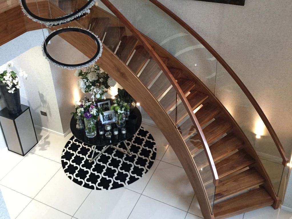 Helical Staircase with Open Treads