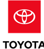 The Toyota logo with a red background.