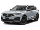 A sleek silver SUV with black wheels and tinted windows.