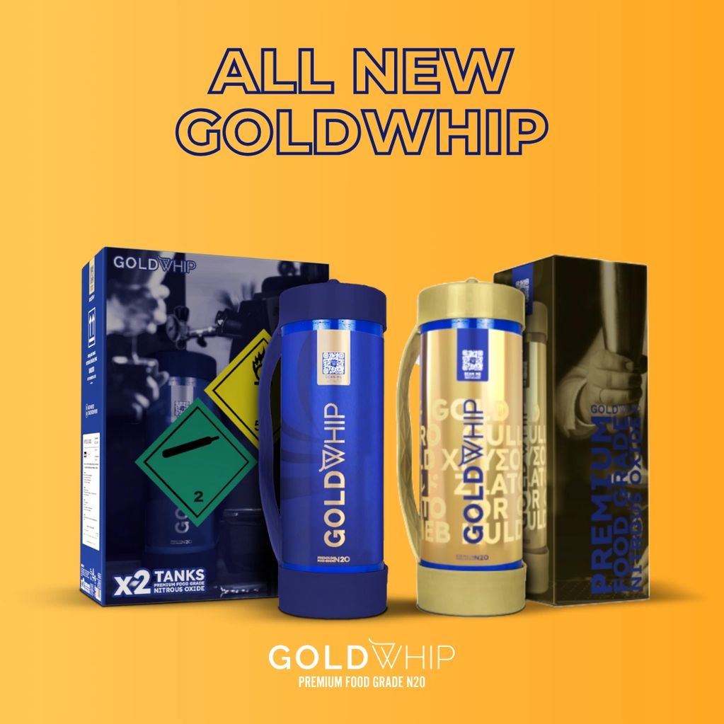 20 x GoldWhip Mini 200g N2O Tanks - Bulk Wholesale Quantity