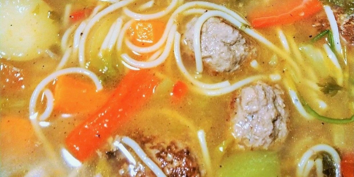 Salvadoran Albondiga Soup