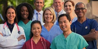 Group of Caregivers smiling