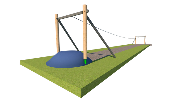 Natural adventure playground zip line risky play bugaboo designs ltd.