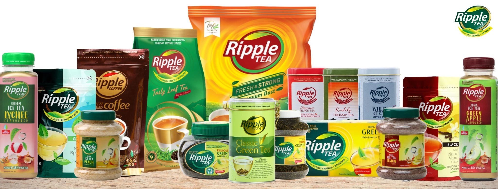 Kanan Devan Ripple Tea products
