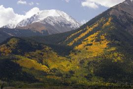 Scenic photo of a mountain