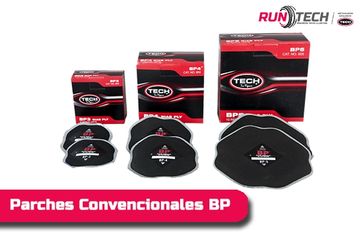 Parche TECH, Parche Convencional, parche diagonal. BP-3,BP-5, BP-7