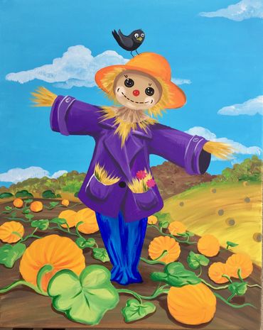 Scarecrow 
Acrylic on canvas 20x24
Print on demand

