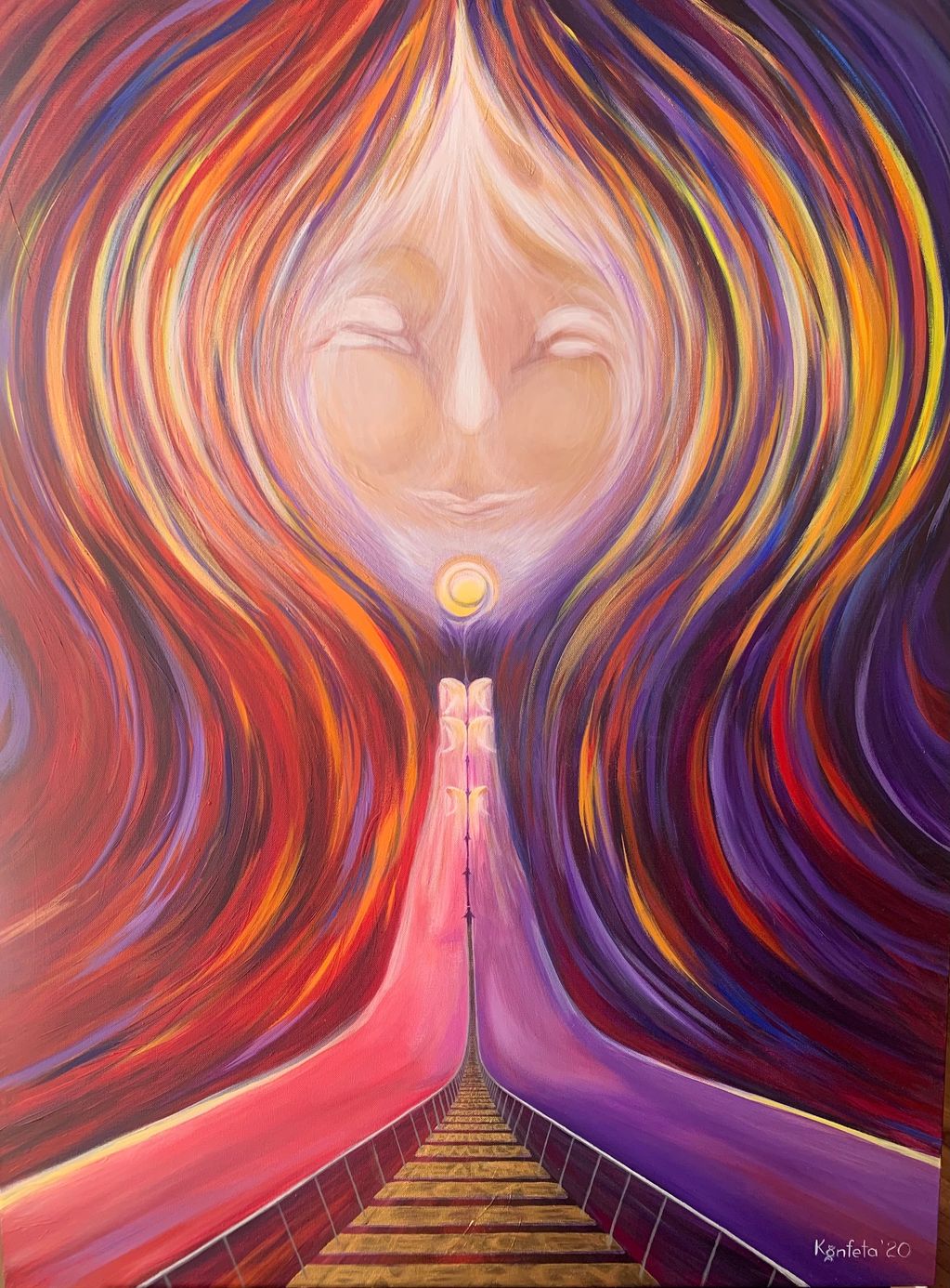 Gratitude
Acrylics on 30x40 canvas
Print on Demand