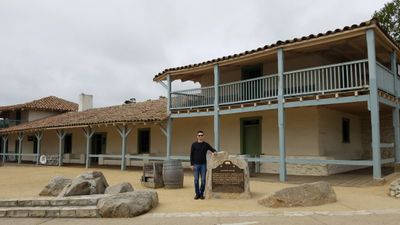 California Historical Landmark #001 Old Custom House. Monterey, California.