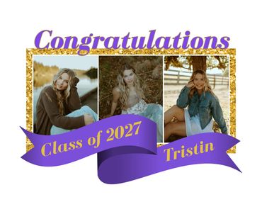 Class of 2027 Graduation sign