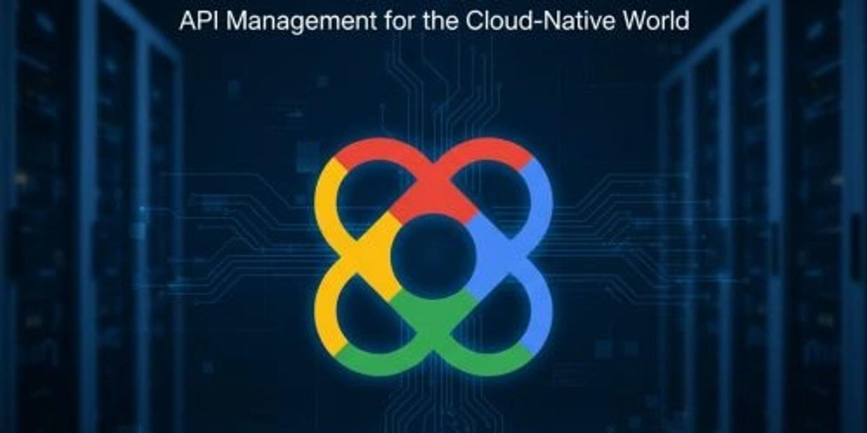 API management for cloud-native world with colorful logo.