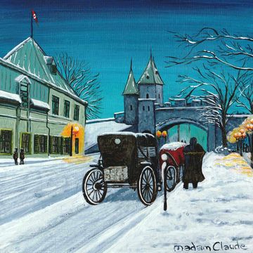 Promenade hivernale sous les portes de Québec 