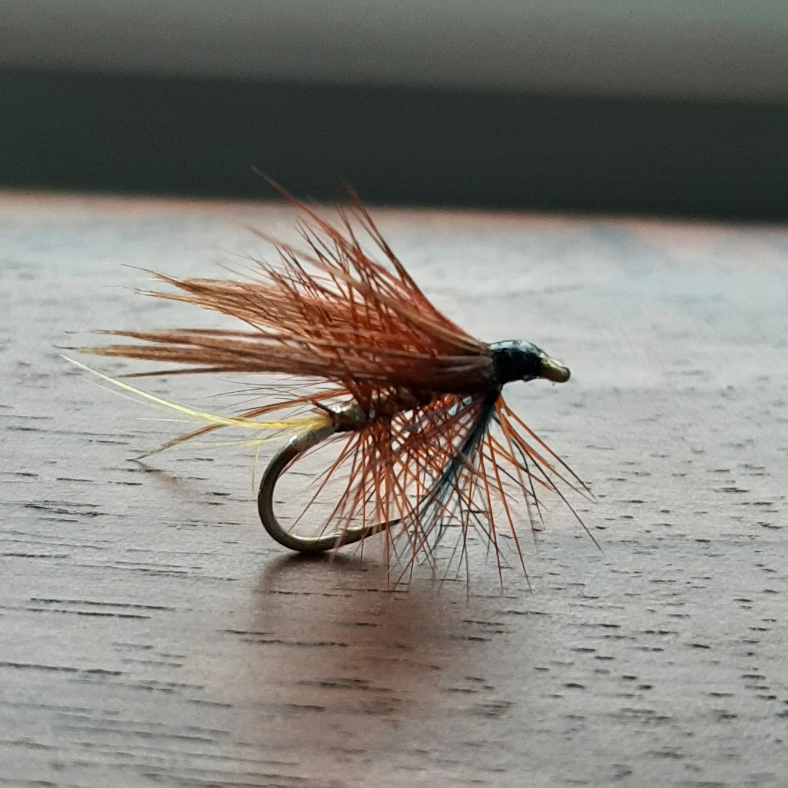 Dry Fly Fishing Flies Set Of 6 - H & L Variant Classic Trout Flies Size 14 With Quality Hackle