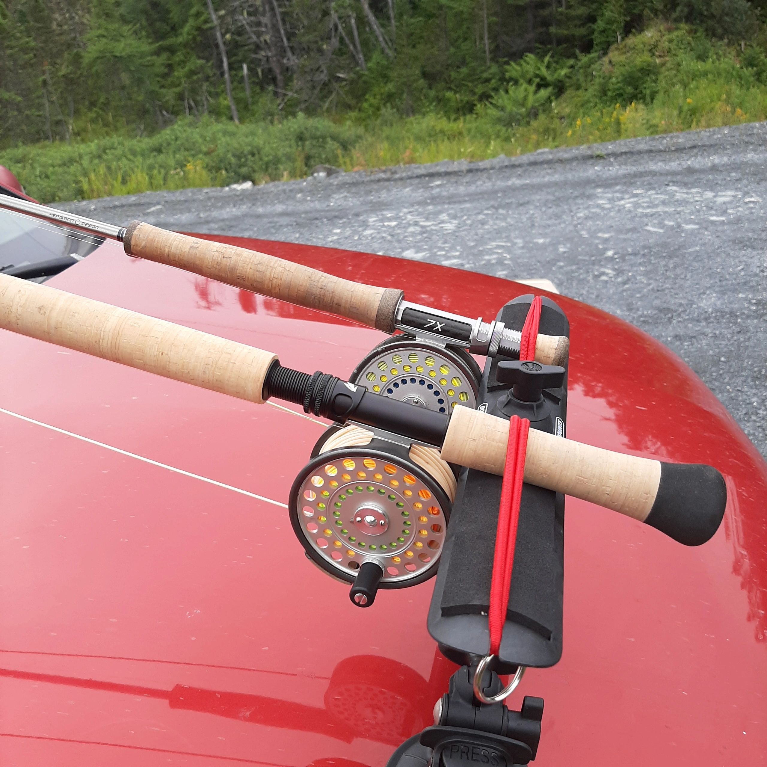 Fishing Rod Racks Fly Rod Magnet Holder for Ferrous Metal Hoods