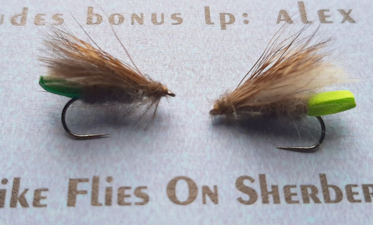 Bubble Wing Caddis Grannom fishing fly from fish fishing flies. Fly Shop