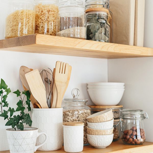 Organized kitchen and pantry