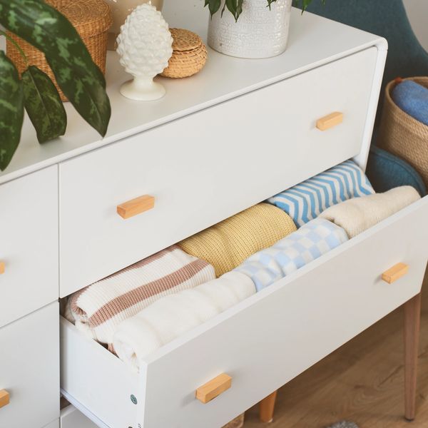 Organized and neat bedroom dresser