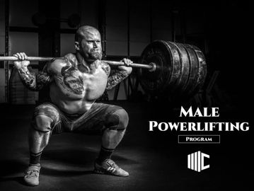 Wood Conditioning - Male Powerlifting Training Program