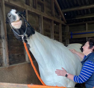 An expressive client showing his appreciation during one of his sports massage therapy sessions ❤️