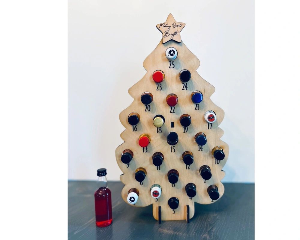 Mini Liquor Bottle Advent Calendar for Adults