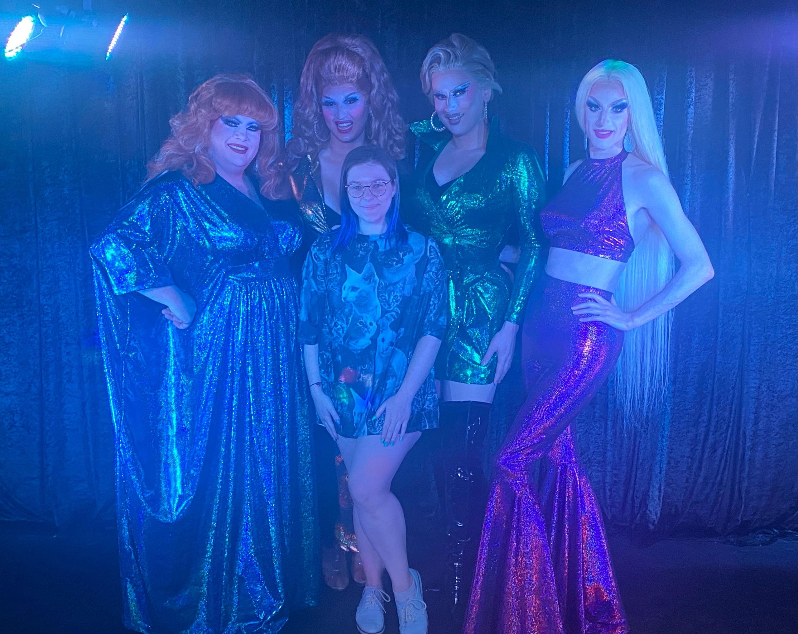 Isis Avis Loren, Caitie Murphy, Lynnduh, Jacqui Meoff and Jemima Handful, Vau d'vile Drag Cabaret