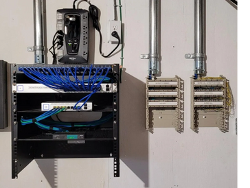 Structured Cabling Network Rack