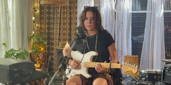 Entertaining production staff at Bluesfest 2025. Earning herself a return ticket for next year.