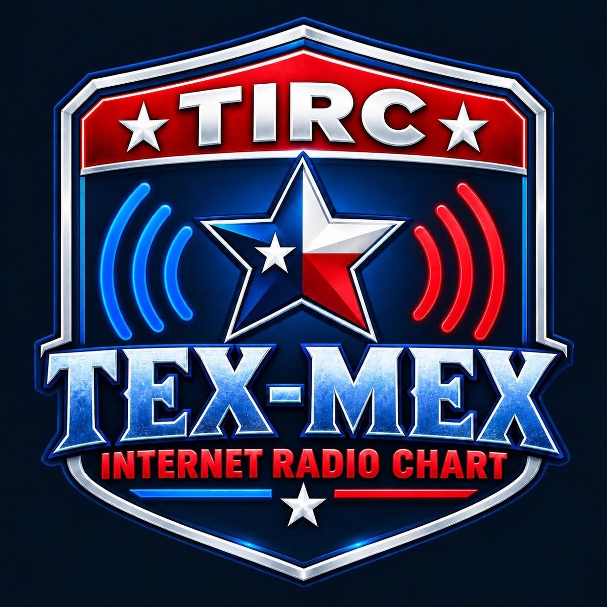 TIRC Tex-Mex Internet Radio Chart logo