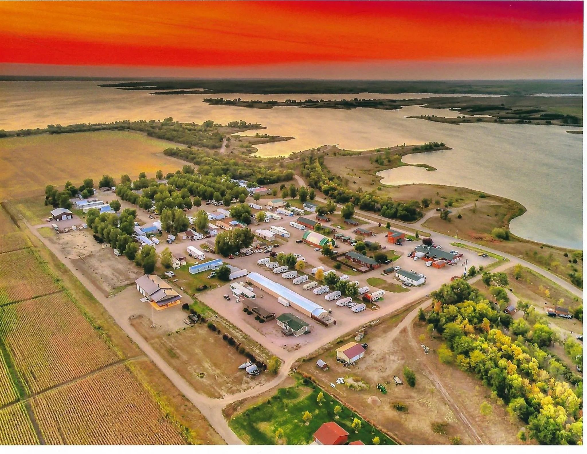 The Outpost Lodge on Lake Oahe Walleye Fishing, Cabins