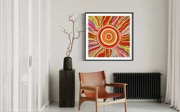 Limited edition print by digital artist Kourt. 