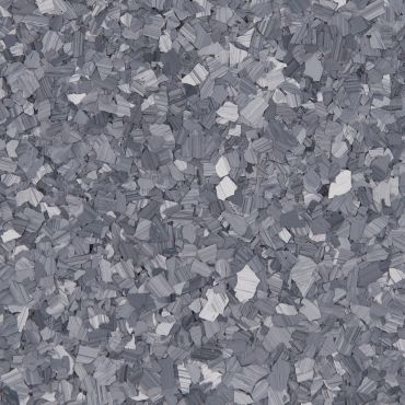 Close-up of gray textured flakes with varied shades.