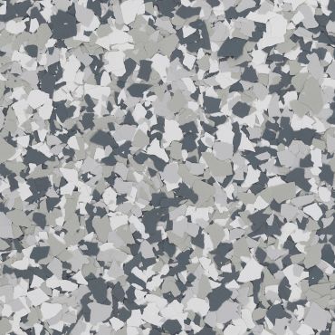 Speckled pattern with various shades of gray and white flakes.