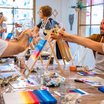 Fiestas de Pintura para corporativos