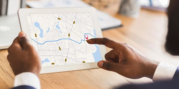 geo-location software for tracking medical courier drivers