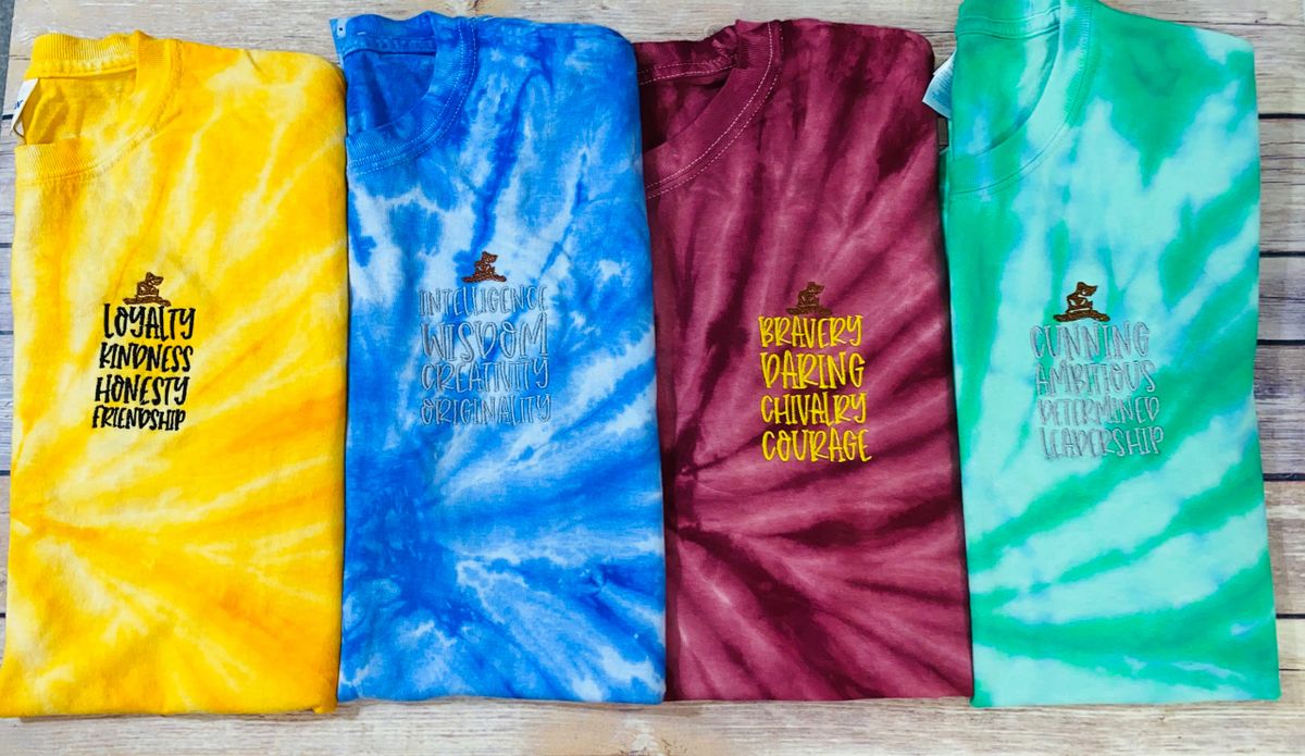 harry potter tie dye shirt